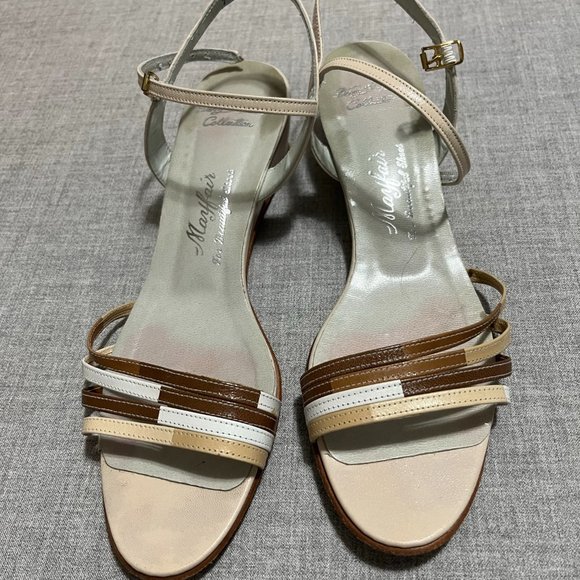 Vintage Leather Mayfair Women's Sandals size 9N - Picture 3 of 8